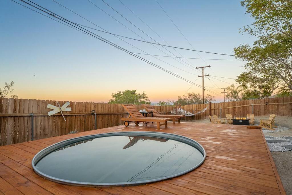 Villa Palm Vista Retreat *Hot Tub/Cowboy Pool/Hammocks* Joshua Tree Esterno foto