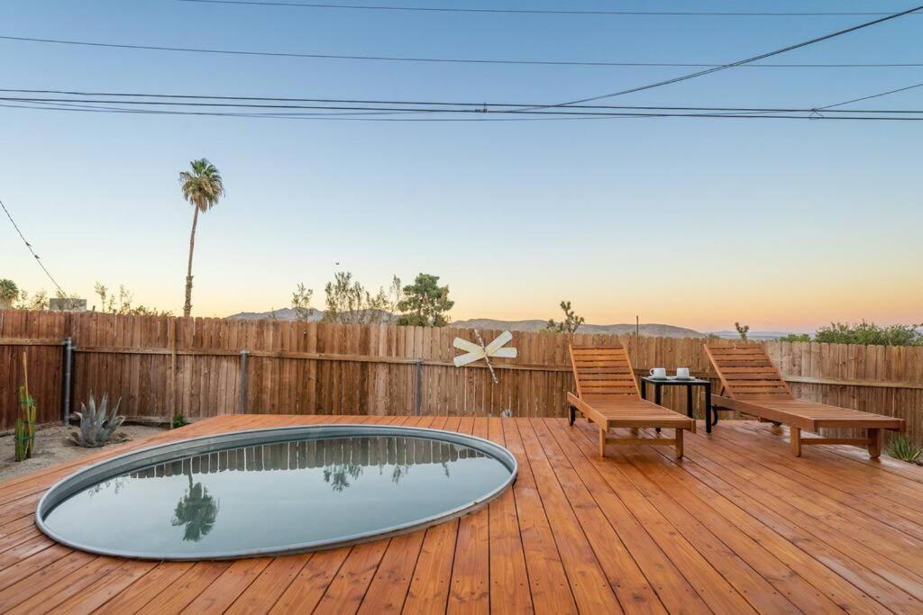 Villa Palm Vista Retreat *Hot Tub/Cowboy Pool/Hammocks* Joshua Tree Esterno foto